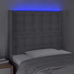 VidaXL 3124464 tête de lit et pied de lit Gris clair - Vue supplémentaire 4