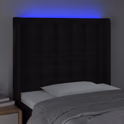 VidaXL 3124466 tête de lit et pied de lit Noir - Vue supplémentaire 4