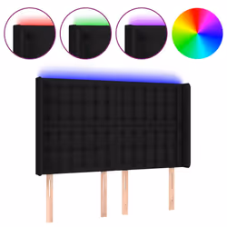 VidaXL 3124482, Noir, Polyester, Bois, 1470 mm, 118 cm, 128 cm, 160 mm