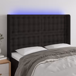 VidaXL 3124482 tête de lit et pied de lit Noir