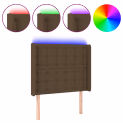 VidaXL 3124483, Marron foncé, Polyester, Bois, 1470 mm, 118 cm, 128 cm, 160 mm