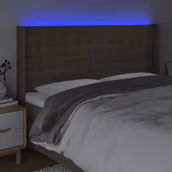 VidaXL 3124508 tête de lit et pied de lit Taupe - Vue supplémentaire 4