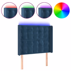 VidaXL 3124522, Bleu foncé, Polyester, Bois, 930 mm, 118 cm, 128 cm, 160 mm