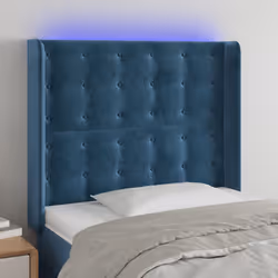 VidaXL 3124522 tête de lit et pied de lit Bleu foncé