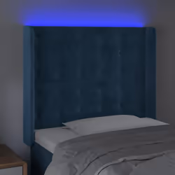 VidaXL 3124522 tête de lit et pied de lit Bleu foncé - Vue supplémentaire 4