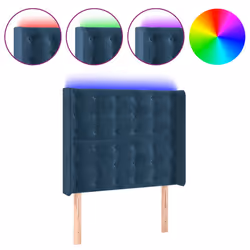VidaXL 3124528, Bleu foncé, Polyester, Bois, 1030 mm, 118 cm, 128 cm, 160 mm
