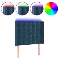 VidaXL 3124528 tête de lit et pied de lit Bleu foncé