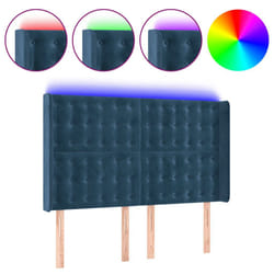 VidaXL 3124534 tête de lit et pied de lit Bleu foncé