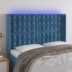 VidaXL 3124534 tête de lit et pied de lit Bleu foncé - Vue supplémentaire 2