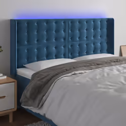 VidaXL 3124546 tête de lit et pied de lit Bleu foncé