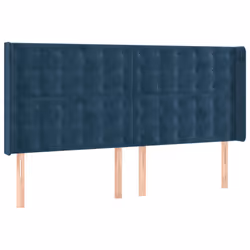 VidaXL 3124546 tête de lit et pied de lit Bleu foncé
