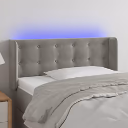 VidaXL 3124548 tête de lit et pied de lit Gris clair