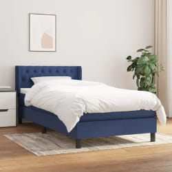 vidaXL Sommier à lattes 80x200 Bleu