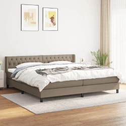 vidaXL Sommier à lattes 200x200 cm - Taupe