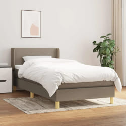 VidaXL Sommier à lattes 80x200 - Taupe