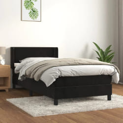 vidaXL Sommier Matelas Velours - 90x200 cm