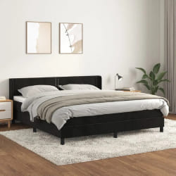 VIDAXL Sommier et Matelas - Noir