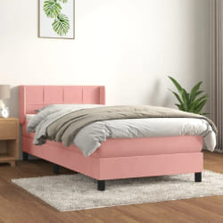 vidaXL Sommier à lattes de lit 80x200 cm - Rose