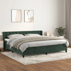 vidaXL Sommier à lattes 200x200 cm - Vert foncé