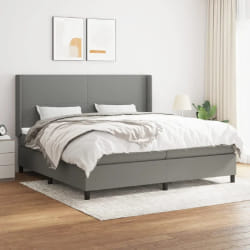vidaXL - Gris foncé 200x200 cm