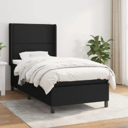 VIDAXL Lit VidaXL 90x200 cm - Noir
