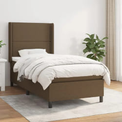 VIDAXL Lit VidaXL 100x200 cm - Marron foncé