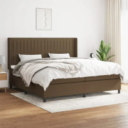 VIDAXL Sommier lit 200x200 cm - Marron foncé