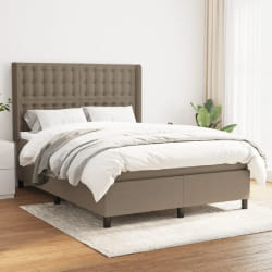 VIDAXL Taupe 140x190 cm