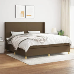VIDAXL Sommier à lattes de lit Marron foncé 200x200 cm