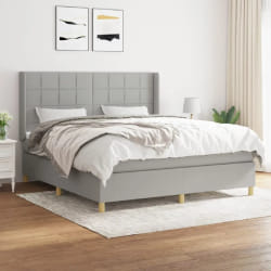 VIDAXL Gris clair 180x200 cm