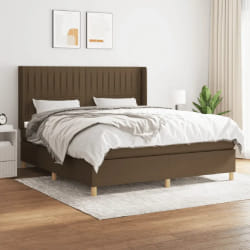 vidaXL Sommier à lattes de lit 160x200 cm - Marron foncé
