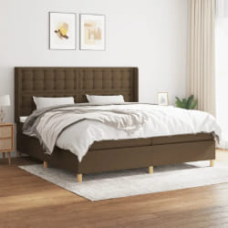 vidaXL Sommier Matelas Marron Foncé 200x200 cm