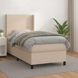 VidaXL sommier à lattes et matelas - Cappuccino