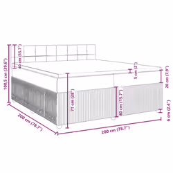 VidaXL 3132586 lit - Vue supplémentaire 4