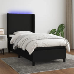 VIDAXL Sommier et matelas LED 80x200 cm
