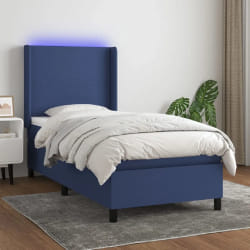 vidaXL LED Bleu 90x200 cm