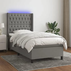 VidaXL 80x200 cm - Gris foncé