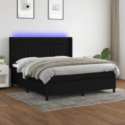 VIDAXL 180x200 cm - Tissu Noir