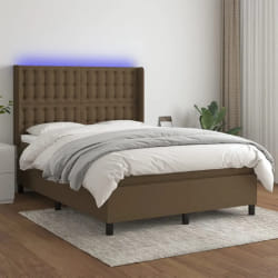 vidaXL - Marron foncé 140x190 cm