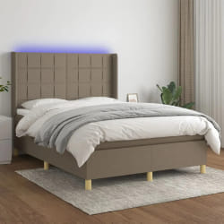vidaXL - Taupe 140x190 cm