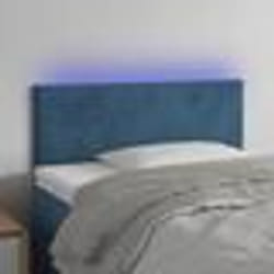 vidaXL Sommier à lattes de lit matelas et LED Marron foncé 180x200cm - 180 x 200 cm