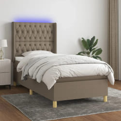 VIDAXL vidaXL Sommier à lattes - Taupe