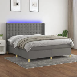 VIDAXL vidaXL 160x200 cm - Gris foncé