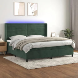 vidaXL Sommier à lattes lit 200x200 cm - Vert foncé
