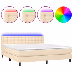 VidaXL 3133170, Beige, Beige, 1600 mm, 2030 mm, 880 mm, 160 x 200 mm