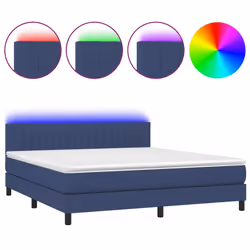 VidaXL 3133339, Bleu, Bleu, 1800 mm, 2030 mm, 880 mm, 180 x 200 mm