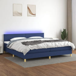 vidaXL Sommier à lattes de lit 200x200 cm Bleu
