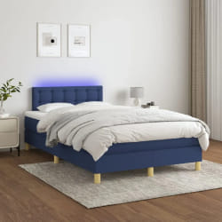 VidaXL Sommier à lattes LED - Bleu