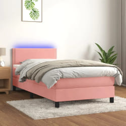 vidaXL Sommier 100x200 - Rose