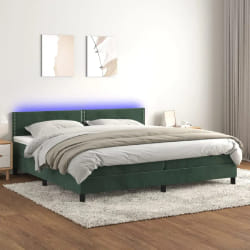 vidaXL Sommier à lattes 200x200 cm - Vert foncé